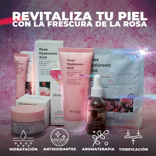 KIT X5 DE ROSAS CON ACIDO HIALURONICO