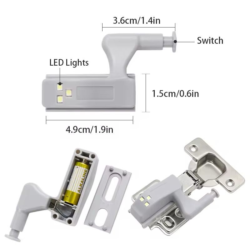 LUZ LED CON SENSOR X 8 PIEZAS®